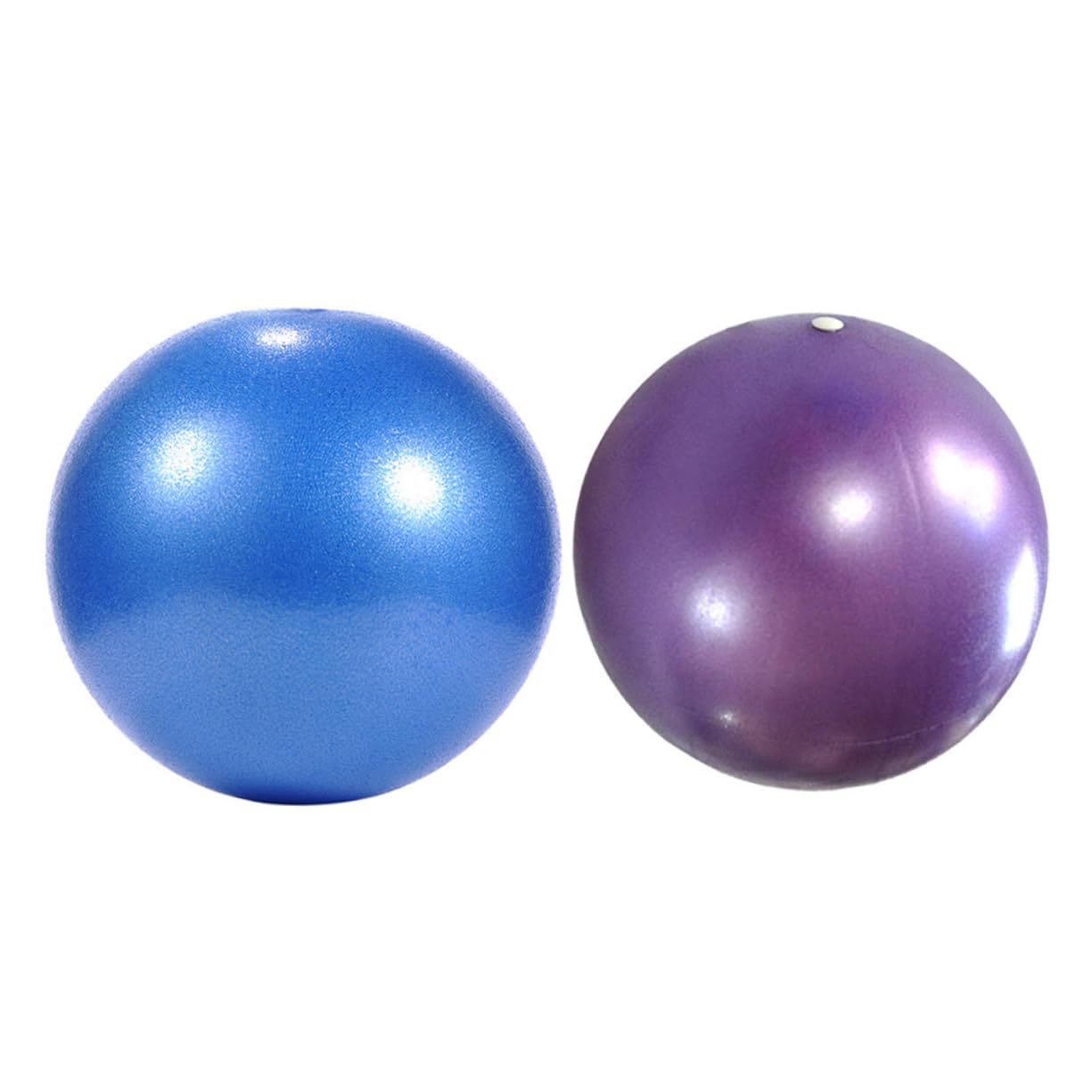 LAPYAPPE 2pcs Half Yoga Ball Small Pilates Ball Anti-Burst Coating for Man/Woman