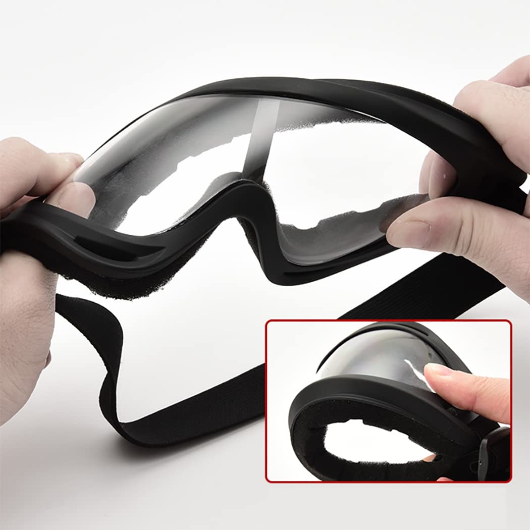 Masque d'airsoft avec lunettes, demi-visage pliable en maille avec protection auditive pour paintball, tir, cosplay, jeux CS