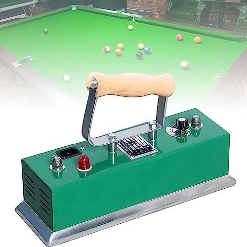 Plancha para manteles de billar de 300 mm con temperatura ajustable y cepillos