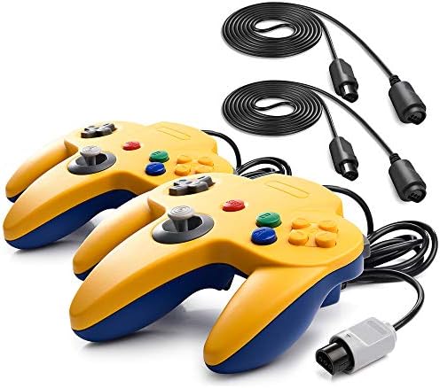 miadore 2 Set Retro 64-Bit N64 Controller Gamepad Joystick für N64 