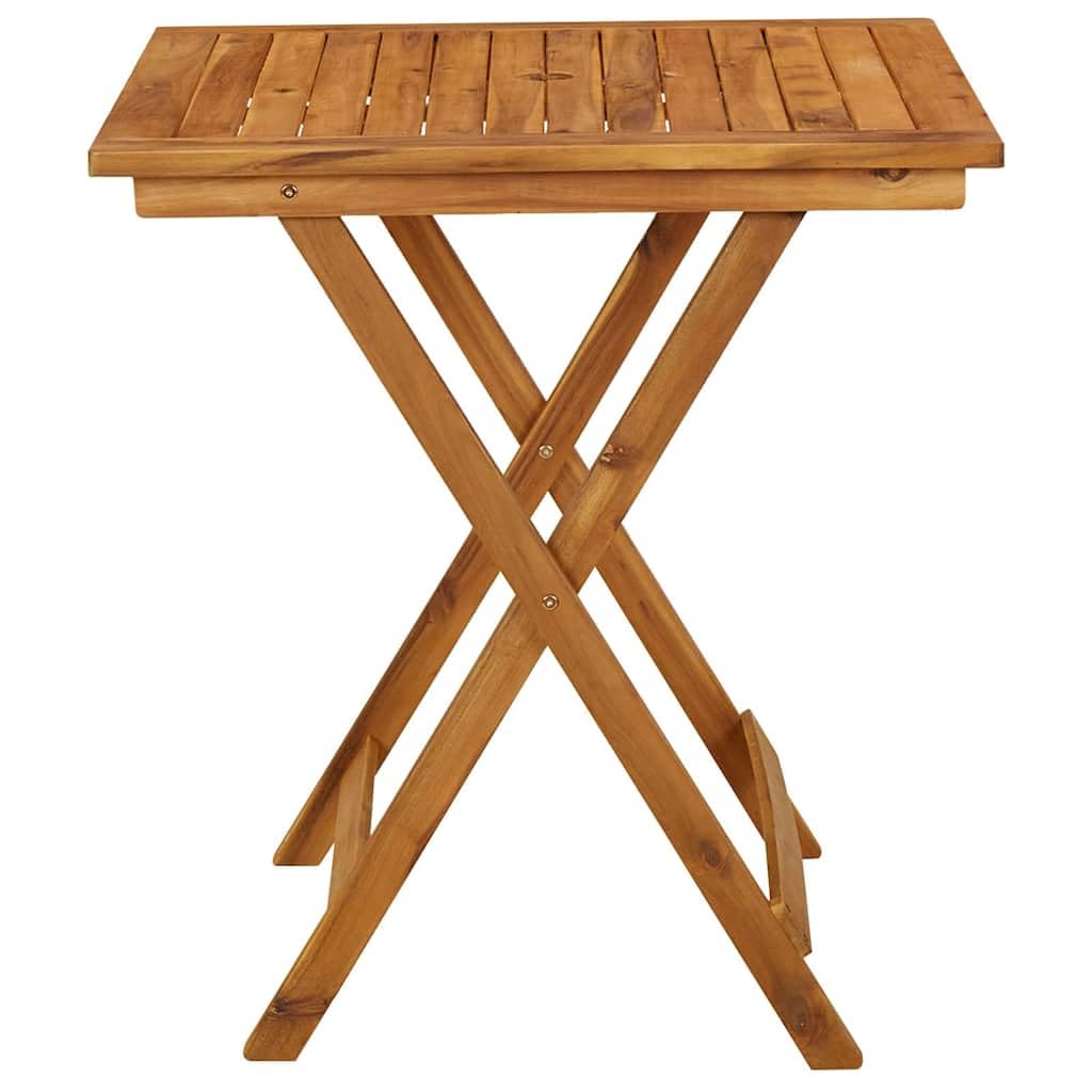 lite drewno akacjowe składany zestaw ogrodowy brąz 70 cm