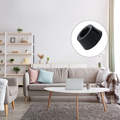METALLIXITY Rubber Bumper Feet (21x13mm/0.83"x0.51") 12Pcs, Round Leg Pads Floor Protectors with Metal Washer - Image 3
