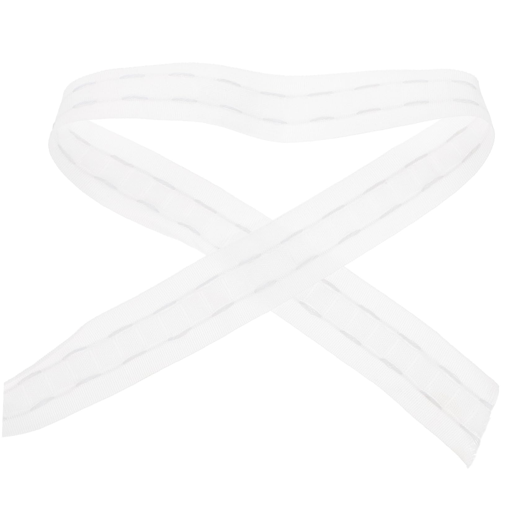 PRETYZOOM Curtains Header Tape Rod Loop Tape for Curtains Strong Polyester Material White 3cm Home Decor Accessory