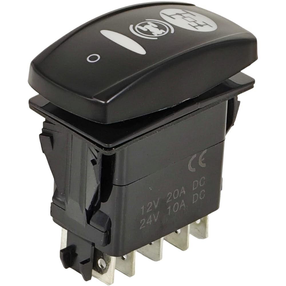 Amazon.com: XYZIL 10 Pin ON-ON-ON AWD Rocker Switch 214-4692