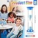 Queekay 48 Pcs 2 Minute Sand Timer for Kids, Mini Hourglass Bulk Sand Clock Timer for Adult Kids in Classroom Kitchen Games Office School(Colorful)