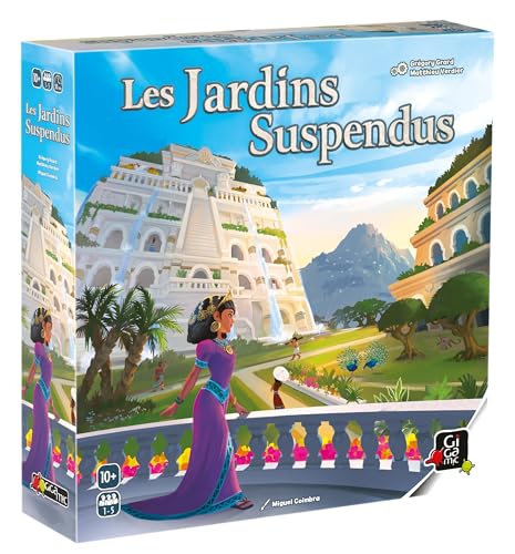 Gigamic - Les Jardins Suspendus - Un Jeu de stratégie Familial aux Multiples façons de marquer des Points - Un Jeu pour Toute la Famille - De 1 à 5 Joueurs - A partir...