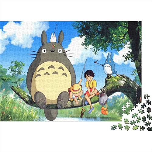MI Vecino Totoro Puzzles De 500 Piezas para Adultos, Personajes de películas de Anime Jigsaw500...