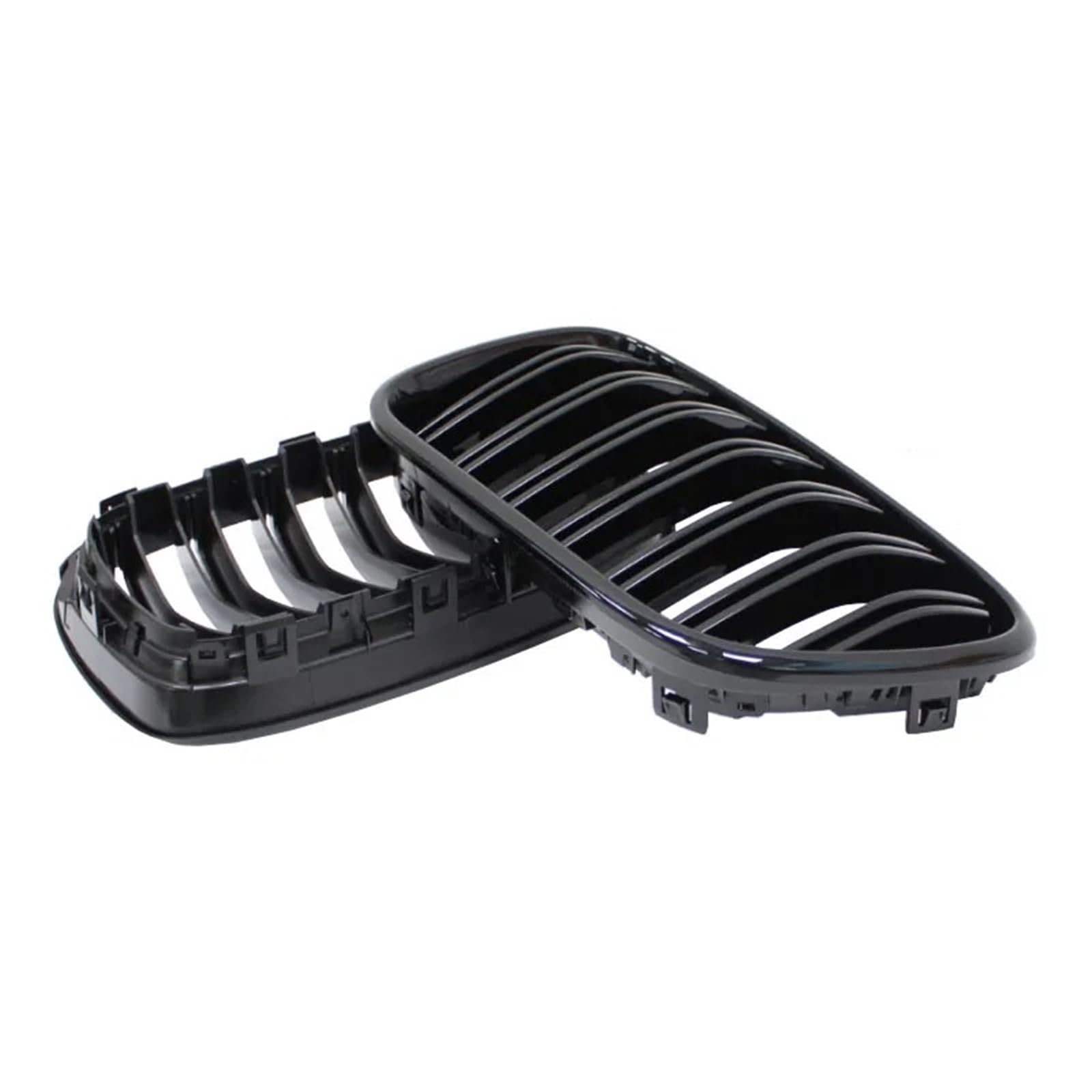 Dla BMW do X3 F25 2010 2011 2012 2013 1 para przednich kratek nerkowych błyszczący czarny zamiennik wyścigowy zderzak grill stylizacja samochodu przedni grill grill wkładki