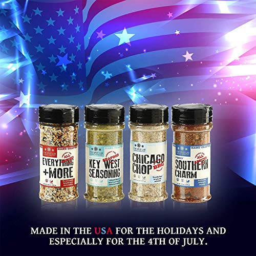The Spice Lab Taste Of America Spices And Seasonings Set - Ultimate Grilling Accessories Set - Gift Kit - All Around Cooking & Air Fryers - Gift For Men Or Gift For Dad – Made In The Usa #TOP3
