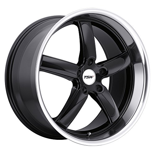 TSW STOWE Black Wheel with Painted Finish (17 x 8. inches /5 x 4 inches, 40 mm Offset)