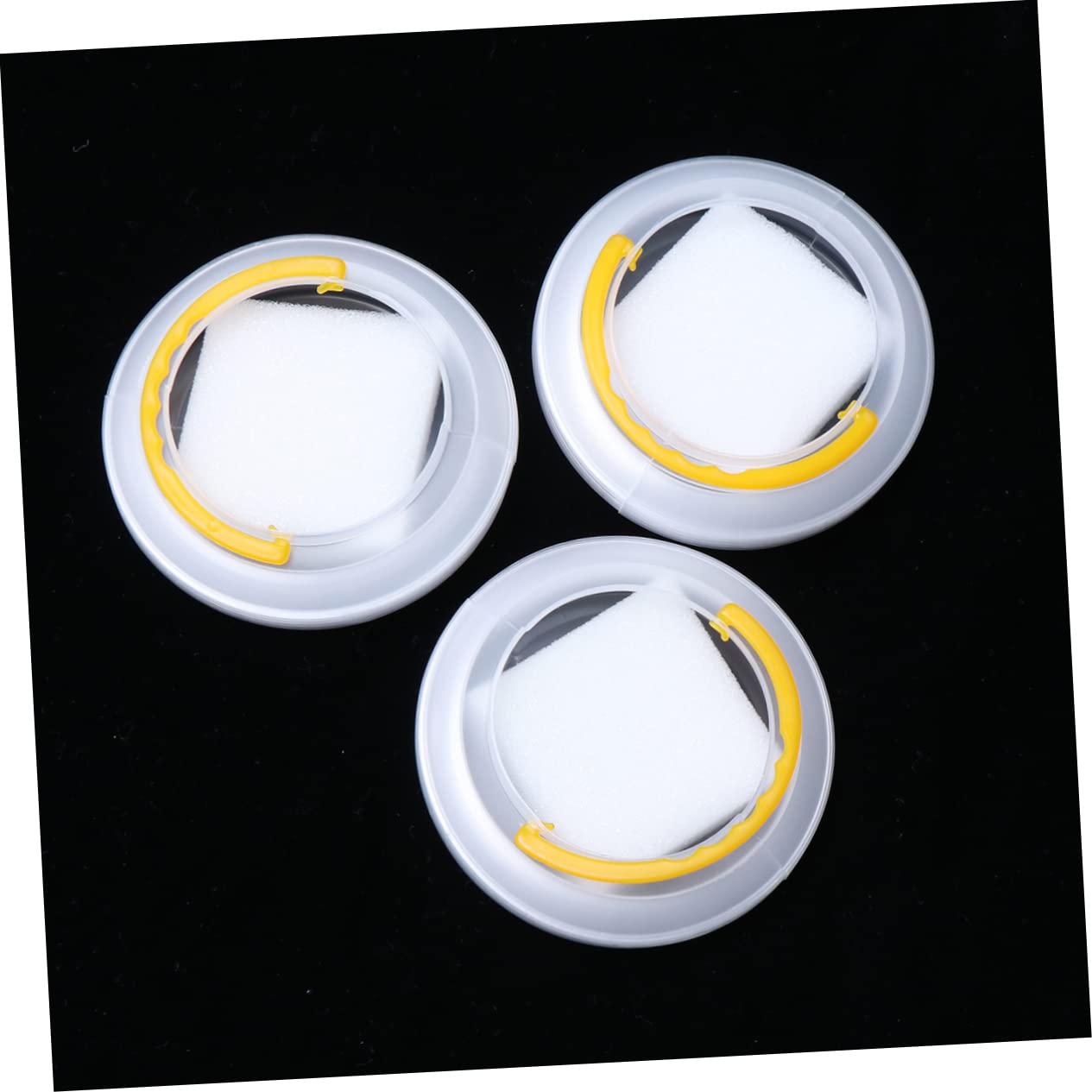 KOMBIUDA 12pcs Collapsible Brush Washing Bucket Portable Folding Paint Brush Cup for Art Class Outdoor Travel