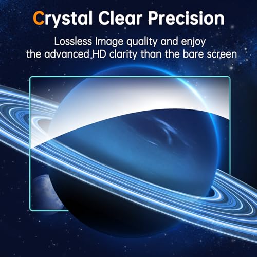 Image of SHAOHAO for 2023 2024 Ford Bronco Sport Screen Protector for 2021 2022 2023 2024 Ford Bronco Sport Accessories 8 Inch 9H Tempered Glass Bronco Screen Protector Anti Scratch Anti Fingerprint
