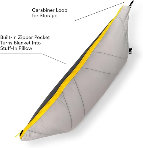 Miniatura 4 de Veer Manta de aventura  100% plumón alternativo aislado al aire libre manta hinchada para campamento, playa, deportes, estadios, pícnics o viajes