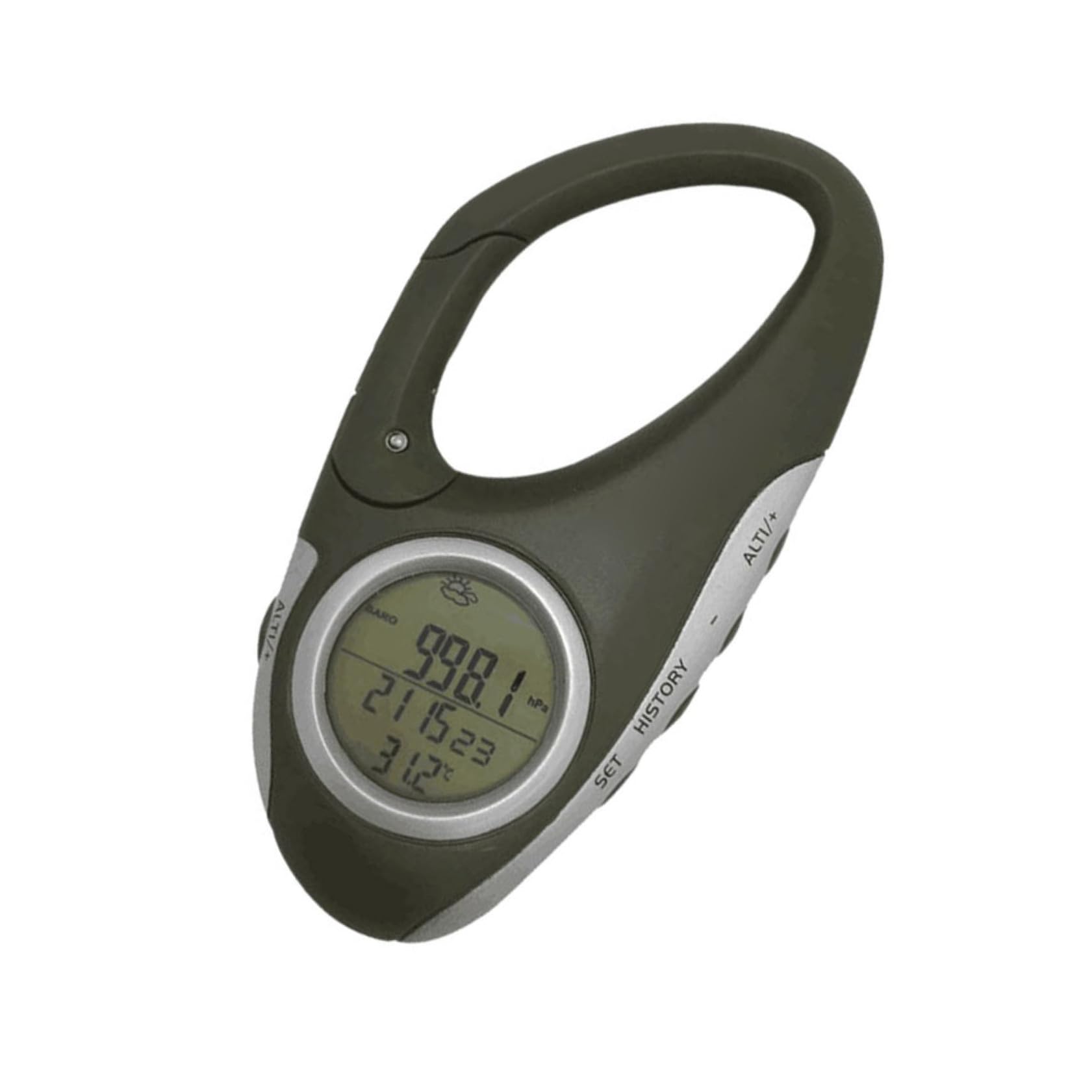NAMOARLY Handheld Carabiner Barometer Altimeter Thermometer for Mountain Climbing Portable Weather Instrument for Outdoor Activities Predicts Weather Conditions up to Hours-image-19