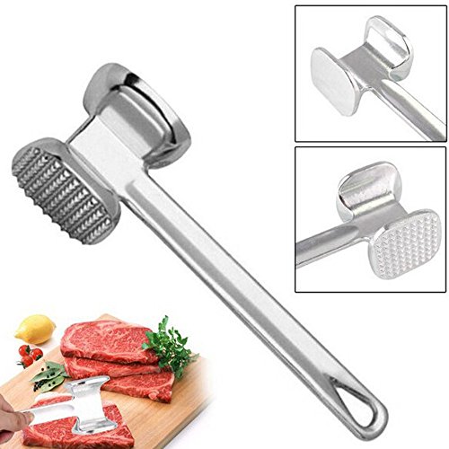 7.68 Inches Meat Tenderizer, Dual-Sided Nails Meat Mallet, Meat Hammer Used For Steak, Chicken, Fish, Meat Pounder, Meat Tenderizer Tool, Meat Pounder, Meat Tenderizer Hammer #TOP2