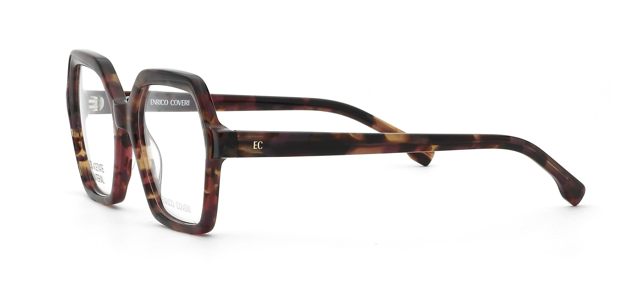 Enrico Coveri Okulary korekcyjne ECV138 damskie oprawki, Różowy