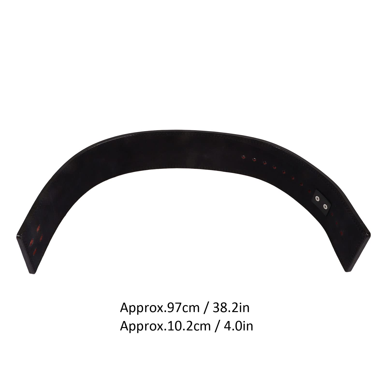 Cintura per sollevamento pesi in pelle bovina Nutriess Cintura fitness regolabile in pelle per powerlifting Cintura fitness per palestra Robusto supporto per la schiena per