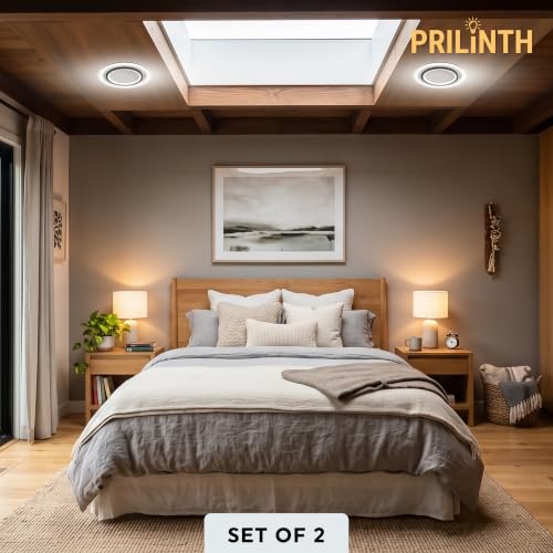 Image of 50W 3 Colour Modes LED Ceiling Light (Black, Round)
