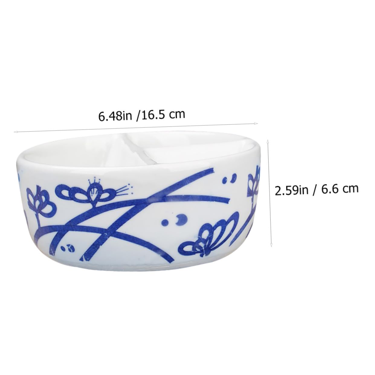 Abaodam Palette de Peinture Céramique Multifonctionnelle à Compartiments pour Aquarelle et Acrylique, Lavabo à Pinceaux, Rangement Couleurs