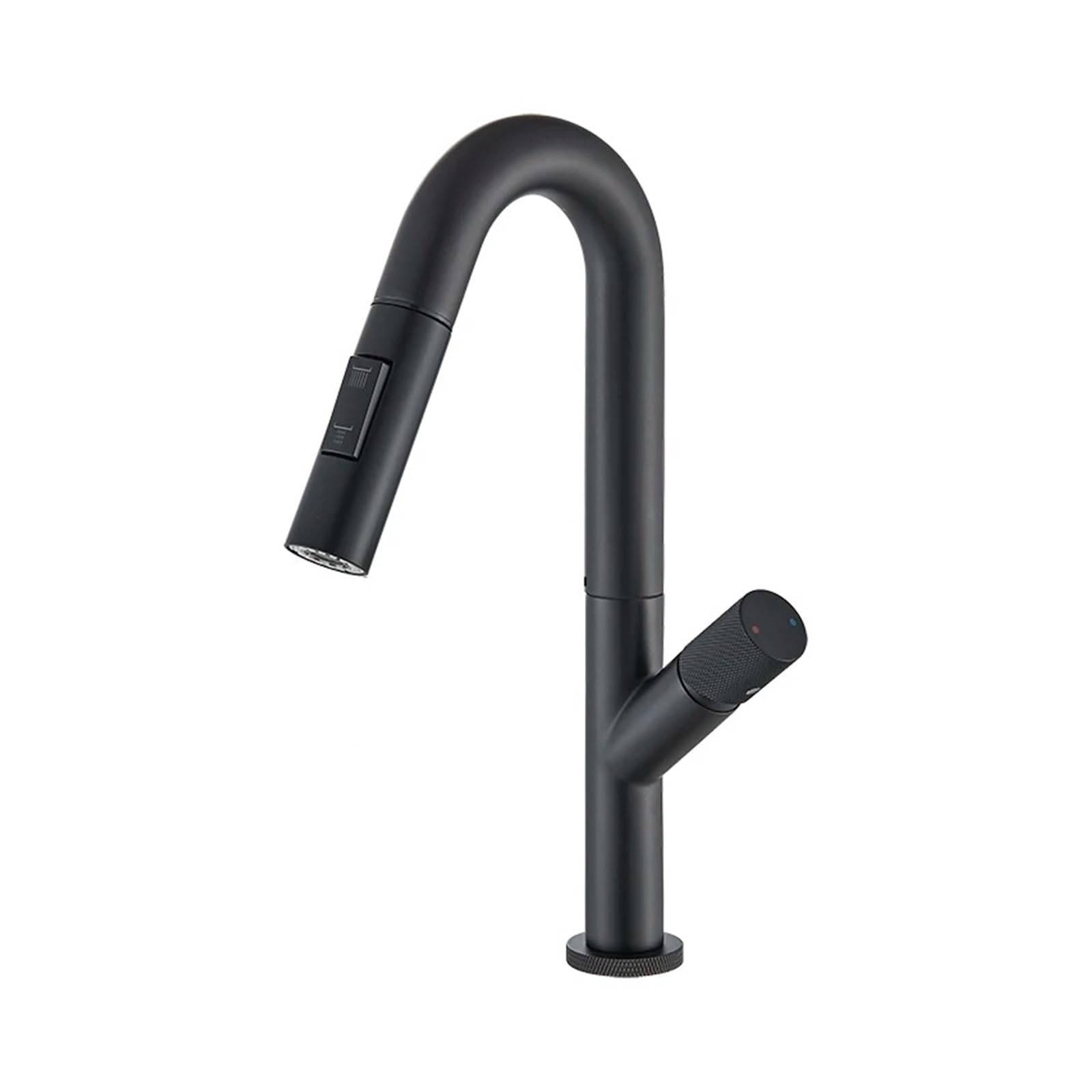 la Base de la Boquilla de Modo 2 de la Mezcladora de Fregadero de Cocina Está Equipada con una Mezcladora Giratoria de un Solo Agujero, Que Es Adecuada para Grúas de Lavandería de Agua Fría Y Calient