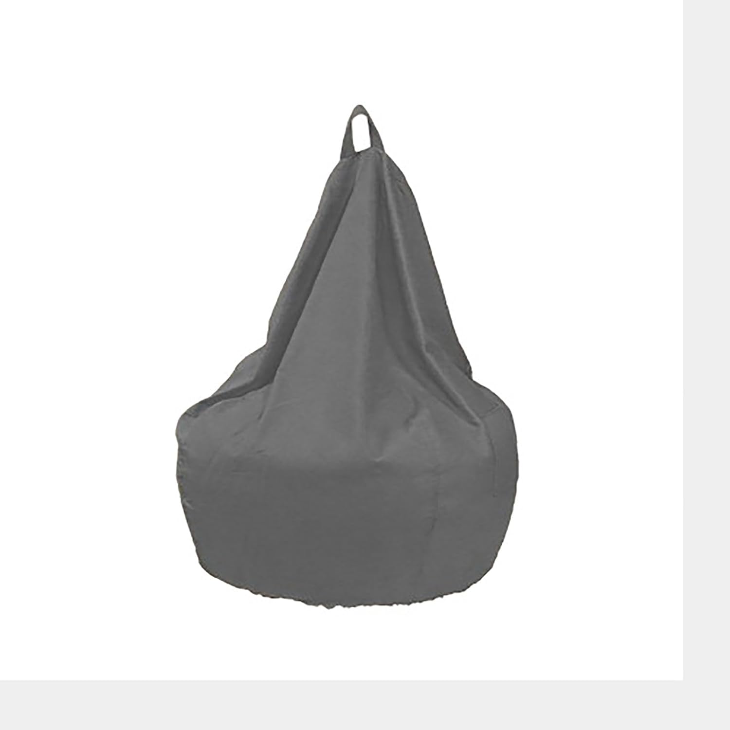 Unstuffed Marvel: Bean Bag Chair Cover with Plush Toy Storage Extravaganza Washable Bliss for Adults and Kids Massive Capacity Delight Dark Gray-L