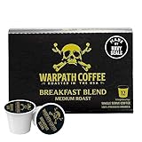 Warpath Coffee Breakfast Blend 6.9 OZ - Created by Navy SEALS, Extra Strong Arabica Coffee, Ground, High Caffeine Coffee, Drink it Black, Perfect for Lovers of Strong Coffee Items