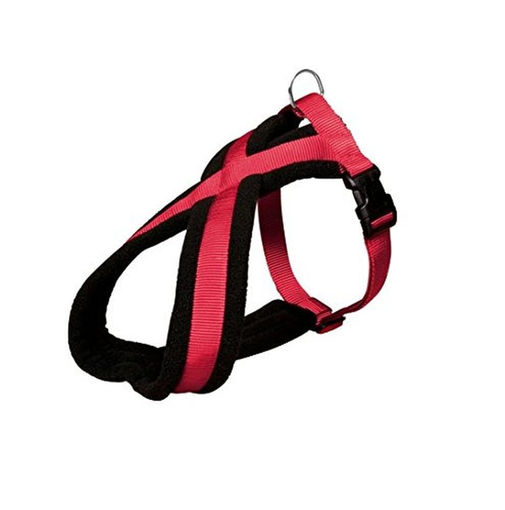 Trixie Premium Harness polar dolgulu, M: 45 – 80 cm / 25 mm, kırmızı
