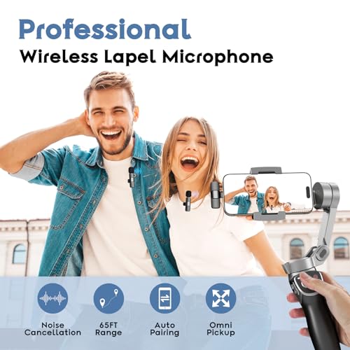 Hehottc M2 2 Pack Type C Mini Wireless Lavalier Microphone thumb #1