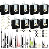 Orologio da parete, 9 pezzi meccanismo di orologio con 12 paia di orologi aghi, meccanismo di movimento dell