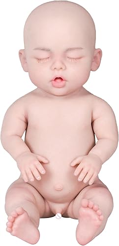 Miniatura 7 de CUAIBB Muñeca de bebé de silicona completa de 18.5 pulgadas, muñeca de bebé recién nacido con ropa, se ve real como muñecas renacidas, muñeca