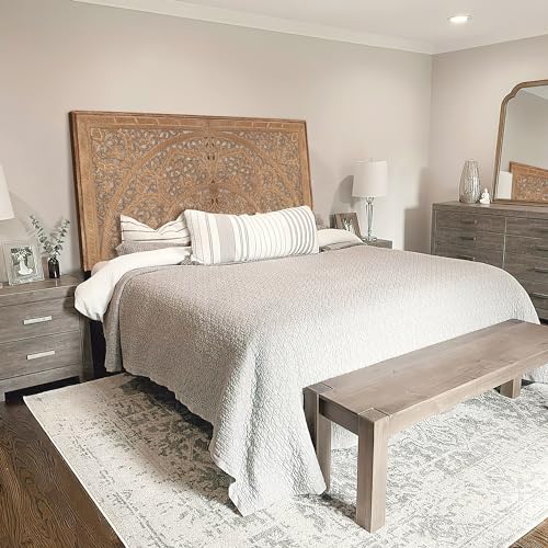 Kulturedeco King Wood Headboard thumb #4