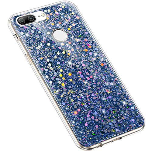 Crystal Diamond - Custodia in gomma TPU ultra sottile e morbida, modello compatibile: Huawei Honor 9 Lite