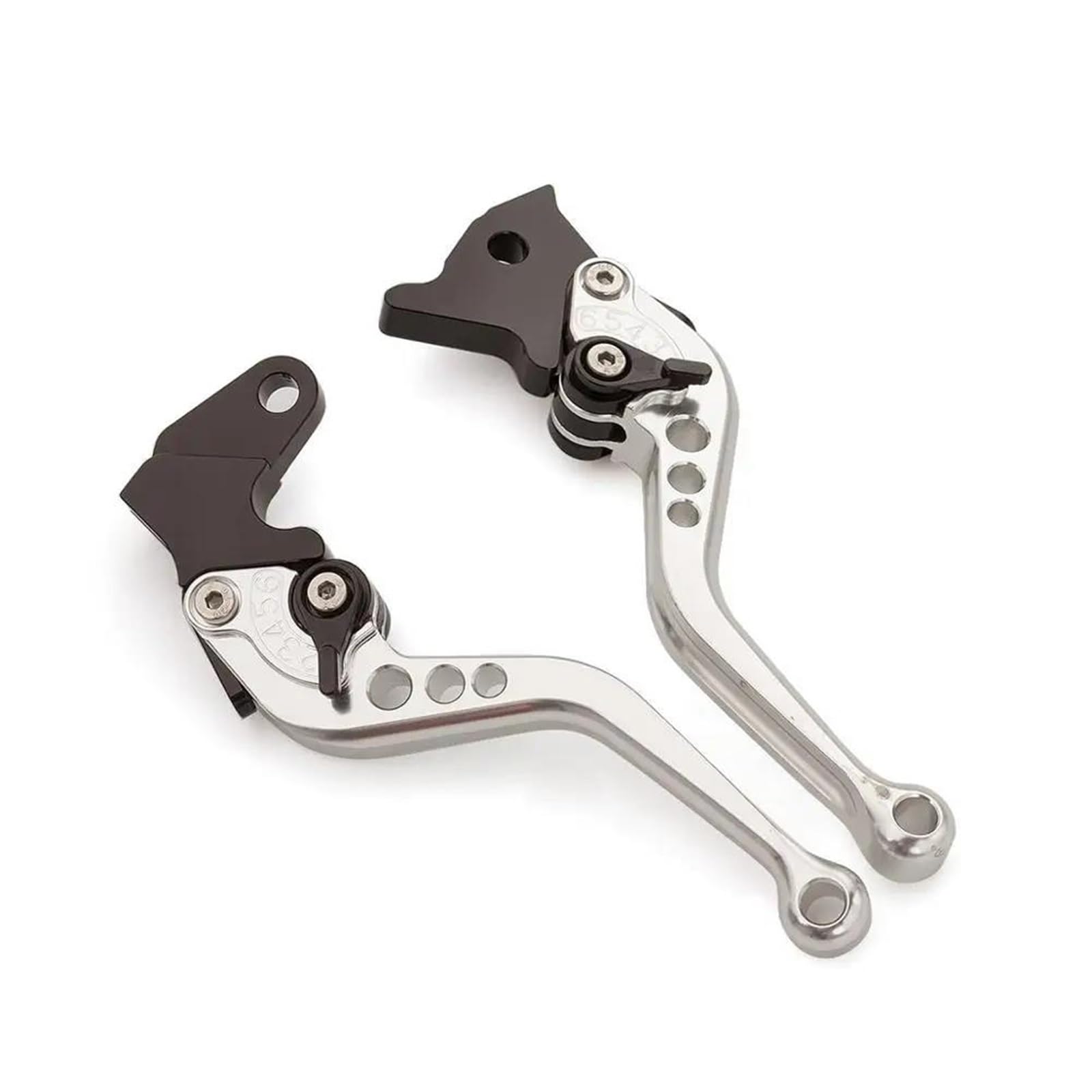 Leviers de frein réglables pour Vespa 50 et 125, ajustement parfait en alu argent
