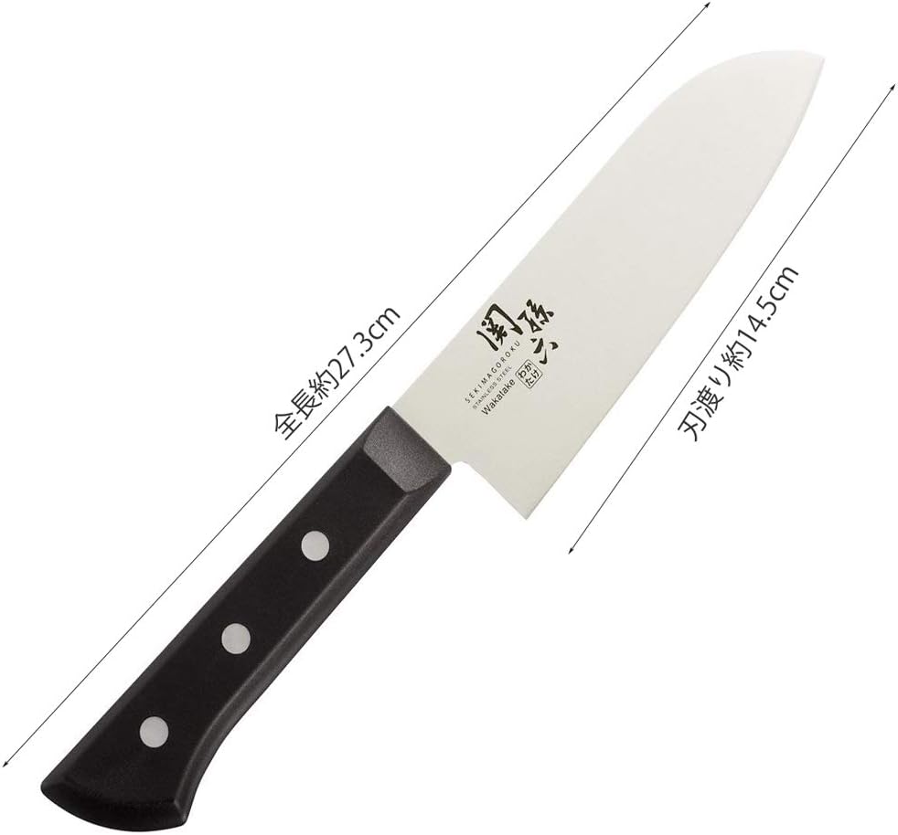 Kai KAI AB5421 Small Santoku Knife Seki Magoroku Wakatake 5.7 inches (145 mm), Made in Japan