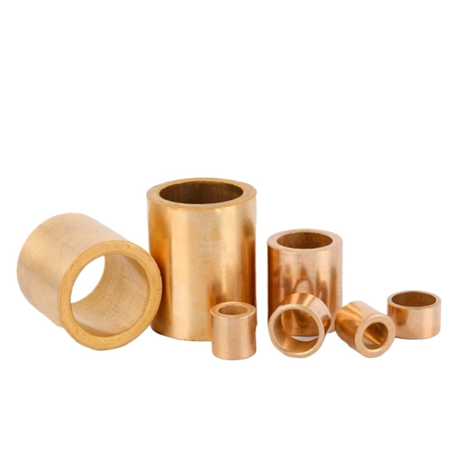 2/5/10PCS Inner Diameter 8mm Brass Bushing Powder Metallurgy Oil Bearing Copper Bushing Wear-Resistant Guide Bushing(8x10x15 10pcs)
