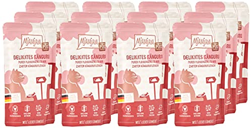 MjAMjAM 1111312 - purer Fleischgenuss - zartes Känguru pur 12er Pack (12 x 125 g), Katze