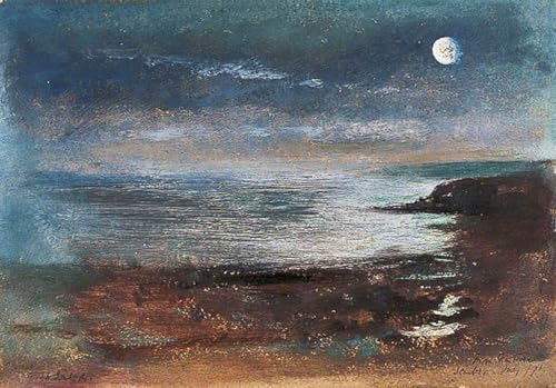 Tableau impressions d'art mural Scarborough par John William Inchbold poster vintage 60x90cm