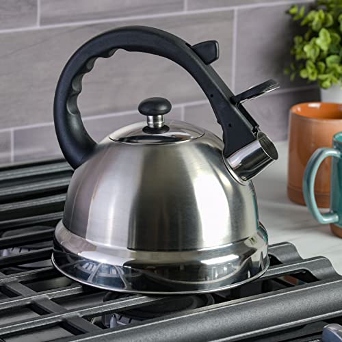 Mr Coffee Claredale Stainless Steel Whistling Tea Kettle