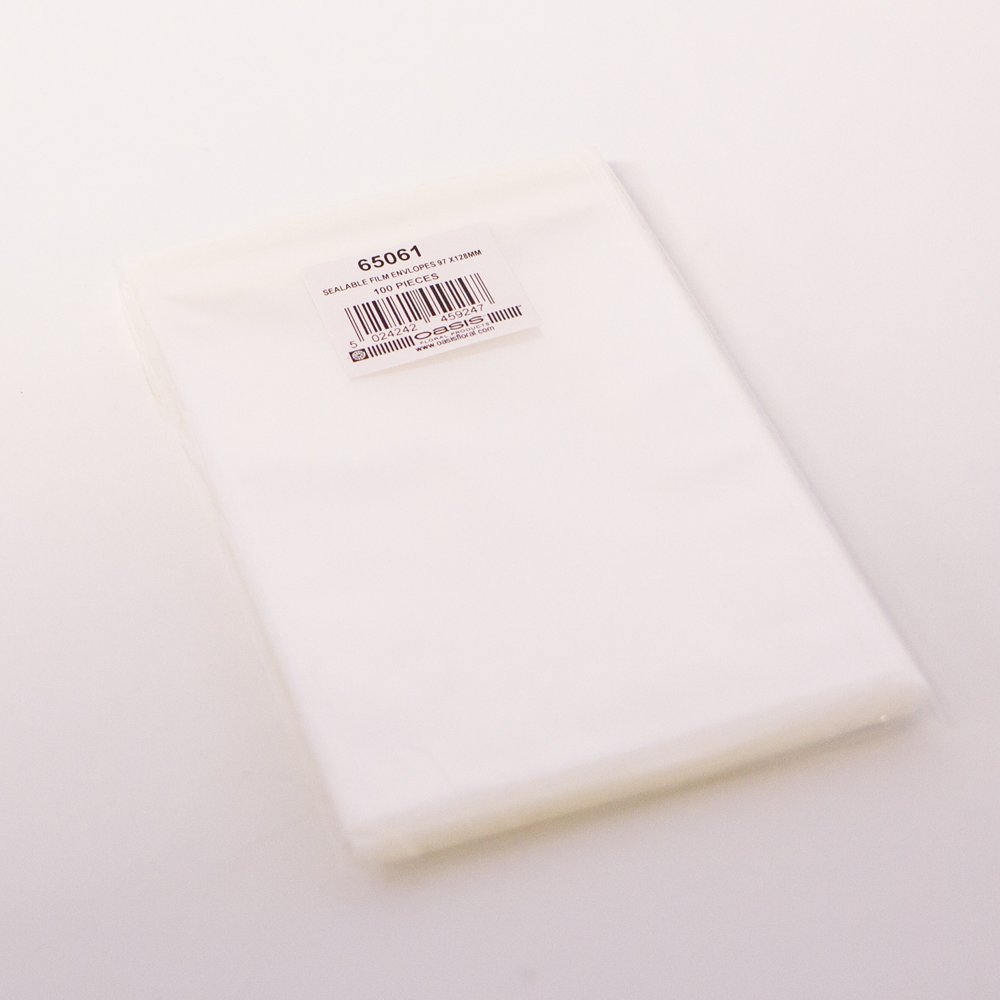 Smithers Oasis Large Clear Sealable Cellophane Envelopes Pack Of 100