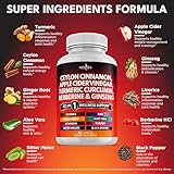 Ceylon Cinnamon, Turmeric, Apple Cider Vinegar, Ginseng, Aloe Vera, Berberine Plus Banaba, Ginger Root - 120 Count