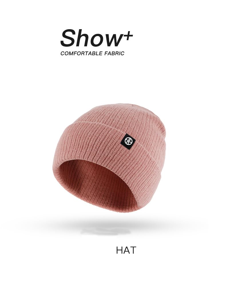 Zimowa czapka beanie, szalik, rękawiczki, codzienna ciepła dzianinowa, skarpeta narciarska, z czaszką