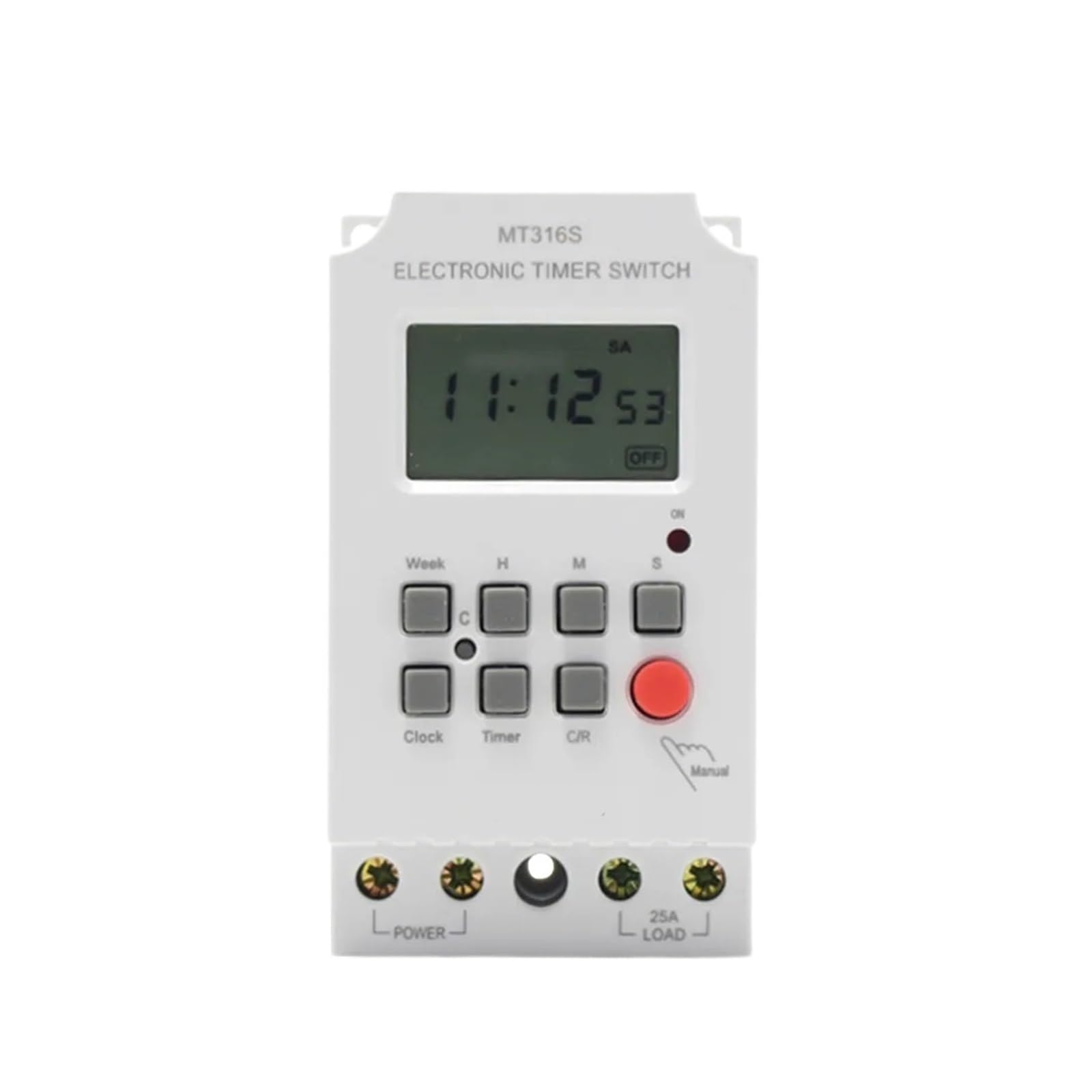 Din Rail 220VAC 25A MT316S Programmierbare Elektronische Zeitschaltuhr Für Universal-Gerät Digitale Zeitschaltuhr