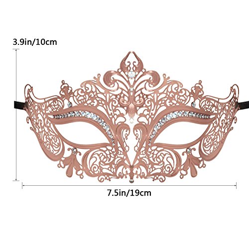 Image of Coddsmz Couples Venetian Masquerade Mask Set Luxury Style Princess Party Mask for Couples Women and Men Mardi Gras Masks
