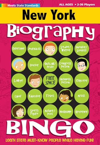 New York Biography Bingo (New York Experience)