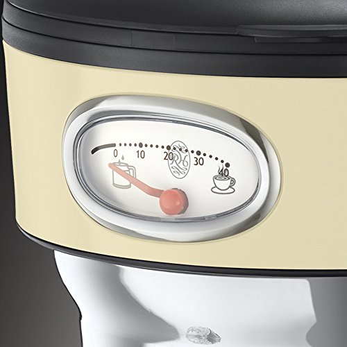 Russell Hobbs Retro 21702-56 Cafetera de goteo, jarra cafetera de cristal para 10 tazas, 1000 W + Colours Plus Tostadora… - Imagen 5