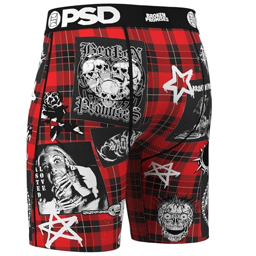 PSD Men's Broken Promises Boxer Briefs - Breathable and Supportive Men's Underwear with Moisture-Wicking Fabric3