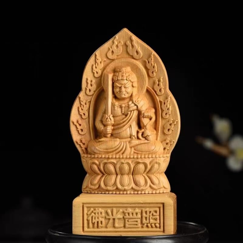 は*じ様 不動明王 木彫 木製 仏像 時代 仏教美術 不動明王立像 Amazon｜仏像 不動明王 木彫仏像 木製 不動明王像 不動尊 高さ13cm