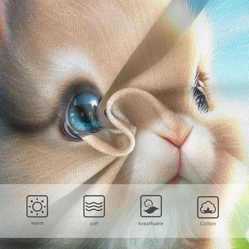 Toddler Girl Panties, Cute Rabbit Easter Eggs Daisy Girls Underwear Cotton, 2–8 Years3