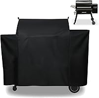 Vista 17 de Cubierta de parrilla para parrilla de zona de 2 quemadores Traeger Flatrock, plancha de propano Traeger Flatrock TF2NN46DN, cubierta 600D resistente