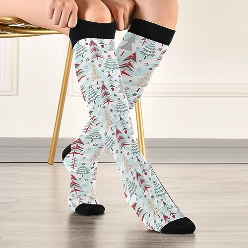 Image of Wusikd Cats Compression Socks for Women and Men Circulation Cute Long Socks for Athletic Running 1
